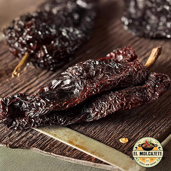 Ancho Chile Powder 4 oz Premium Single Ingredient From Mexico El Molcajete Brand for Sauces, Salsa
