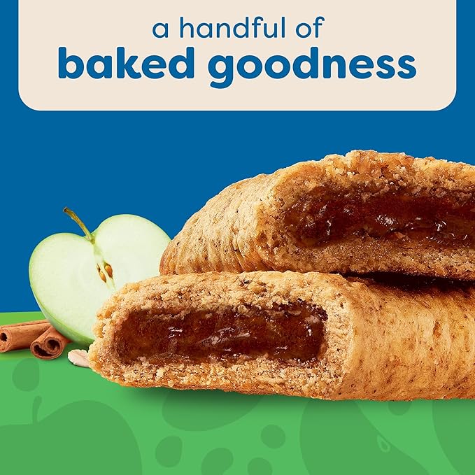 Nutri-Grain Breakfast Bars, Made with 10g Whole Grains, Snack Bars, Apple Cinnamon, 20.8oz Box (16