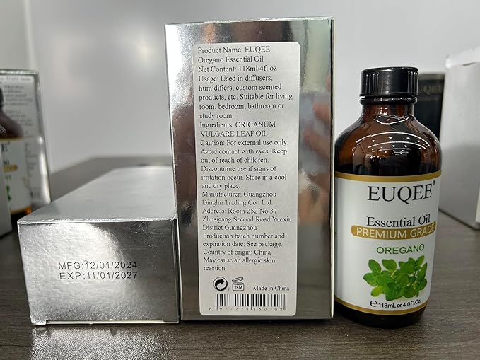 Oregano Essential Oil 4oz / 118ML Large Capacity Oregano Oil Pure Aromatherapy Essential Oils with