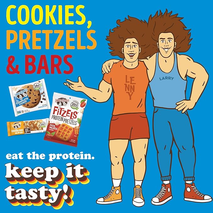 Lenny & Larry's FITZELS Variety Pack, 3 Flavors, 12 Count- Savory Pretzel Snacks Incredibly Tasty