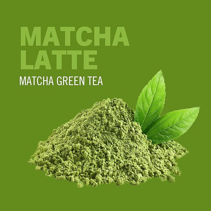 Om Mushroom Superfood Matcha Latte Blend Mushroom Powder, 8.47 Ounce Canister, 30 Servings, Green