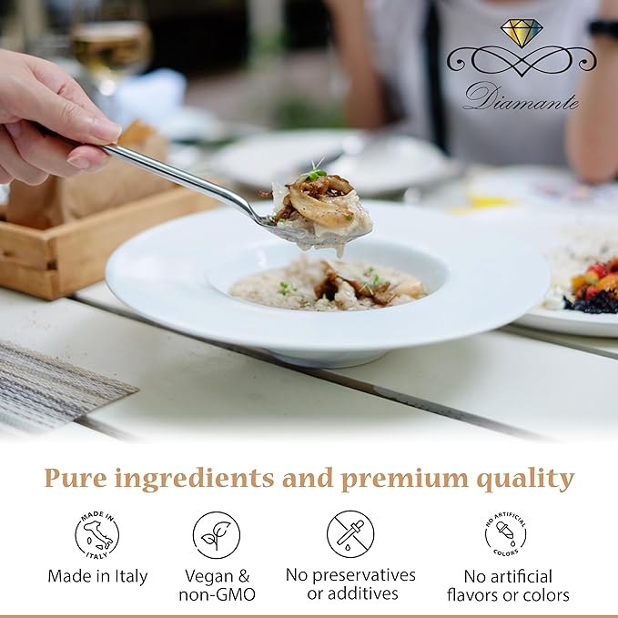 Diamante Italy Black Truffle Sauce with High 15% Black Truffle Content - Authentic Italian Gourmet