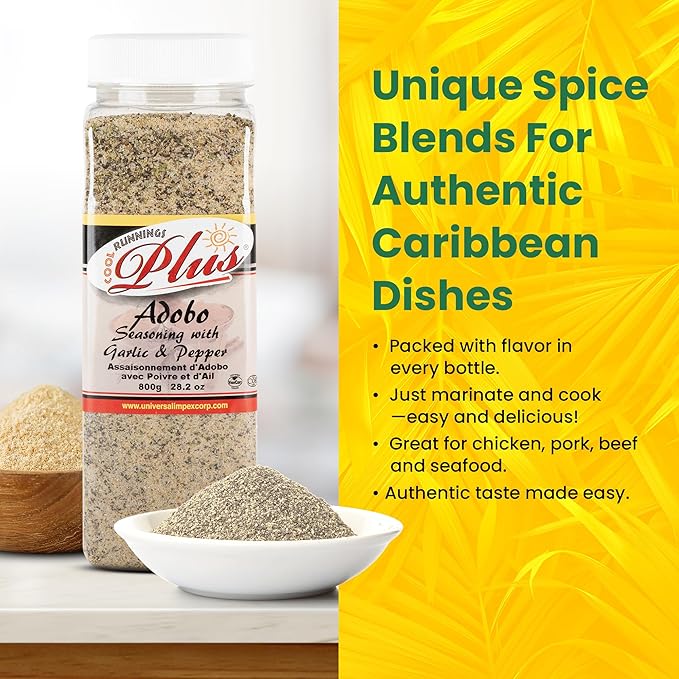 Cool Runnings Adobo Seasoning with Pepper and Garlic 800g – Savory and Aromatic Adobo Spice Blend