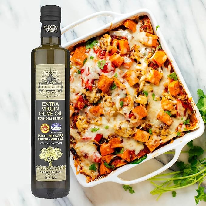 Ellora Farms, Greek Extra Virgin Olive Oil, Certified Single Estate, First Cold Press, Bottle Gift