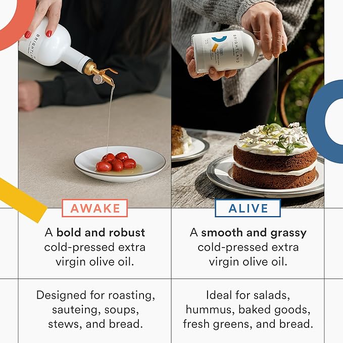 Brightland California Olive Oil Extra Virgin, The Duo ??First Cold-Pressed Olive Oil Made with