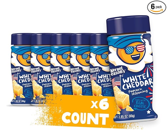 Kernel Season's Popcorn Seasoning, White Cheddar, 2.85 Ounce (Pack of 6)