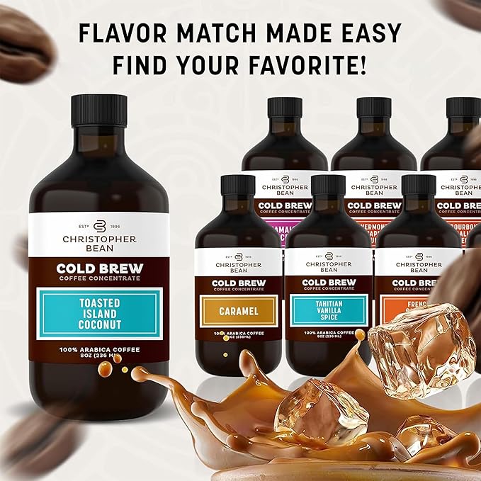 Christopher Bean Hand Crafted Toasted Island Coconut Flavored Coffee - Certified Kosher