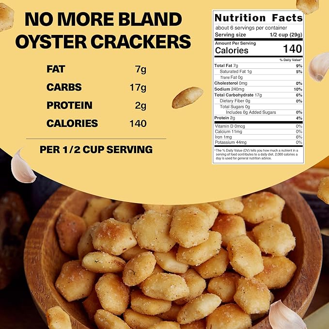 Wicked Minis Soup & Oyster Crackers - Saltine Crackers Salted Flavored Mini Puffed Soup Cracker