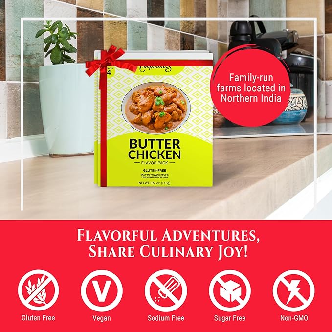 BUTTER CHICKEN MAKHANI INDIAN SPICEs Kit by Flavor Temptations | Home Cook Authentic Indian food
