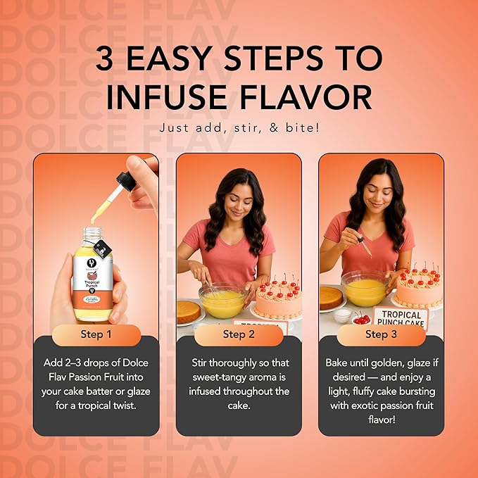 Dolce Flav Tropical Punch Extract ??2 Ounce Oil-Soluble Kosher, Sugar-Free, Concentrated Fruity