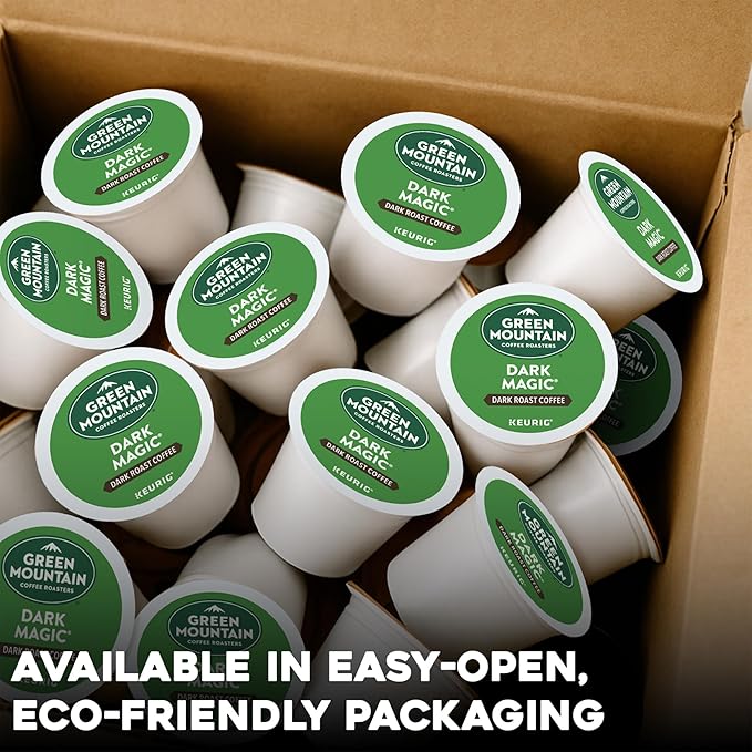 Green Mountain Coffee Roasters Dark Magic Keurig Single-Serve K-Cup Pods, Dark Roast Coffee, 72