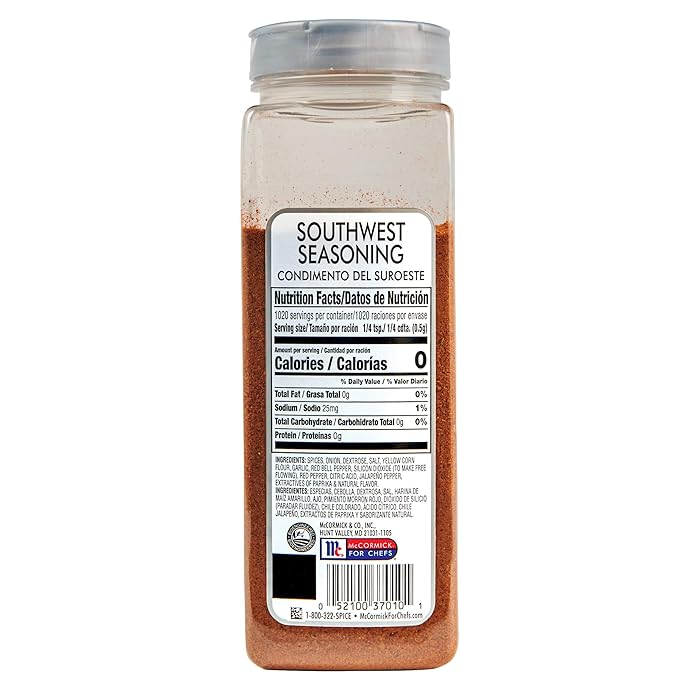McCormick Culinary Southwest Seasoning, 18 oz - One 18 Ounce Container of Southwest Spice Blend