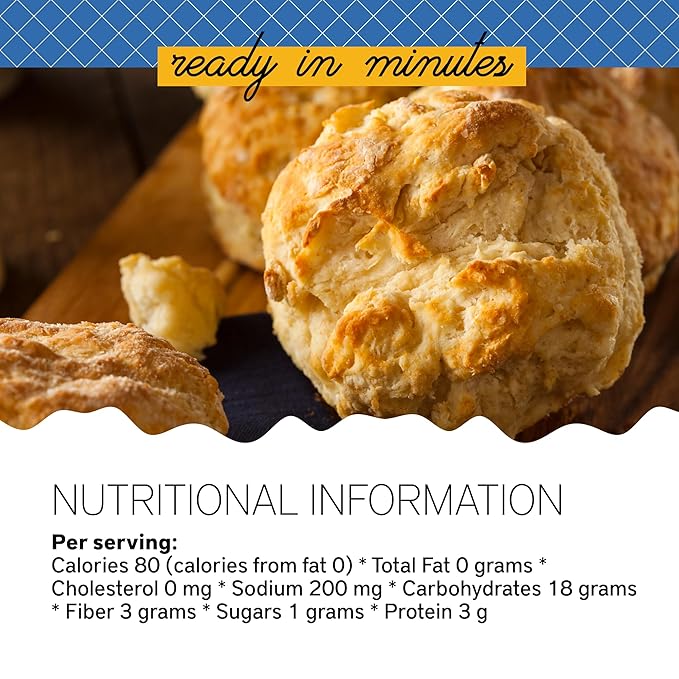 Southern Living Gourmet Jalapeno Cheddar Biscuit Mix, Easy-to-Bake Delight, Dinner Biscuits