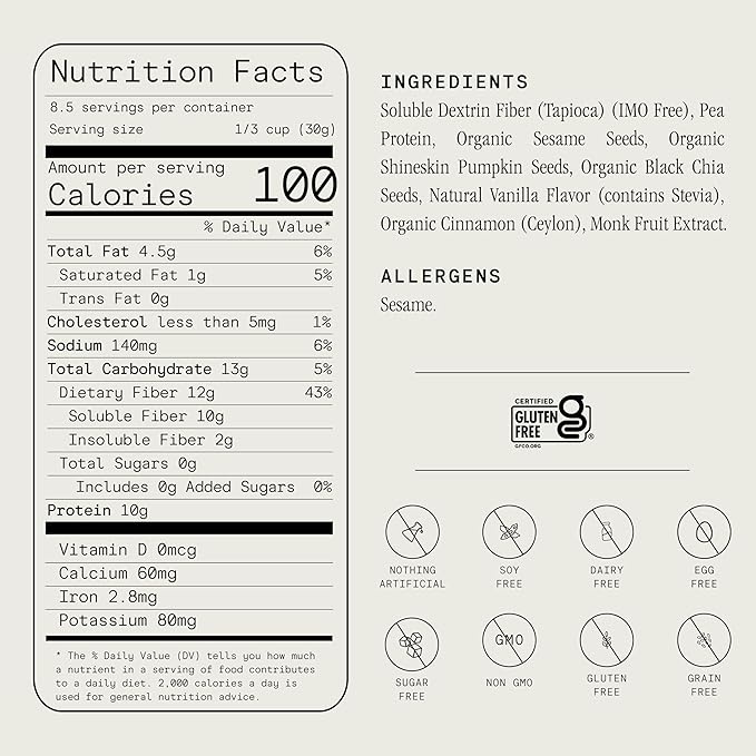 Julian Bakery® ProGranola® Cereal | Vegan | Vanilla Cluster | 10g Protein | 1 Net Carb |