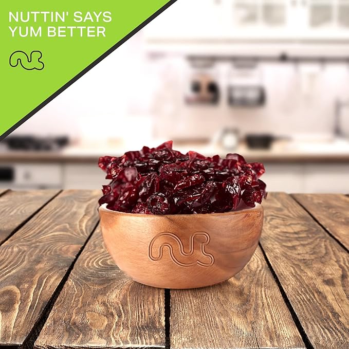 NUT CRAVINGS - Sun Dried Whole Cranberries, Lightly Sweetened, Unsulphured (80oz, 5 LB) Bulk Dry