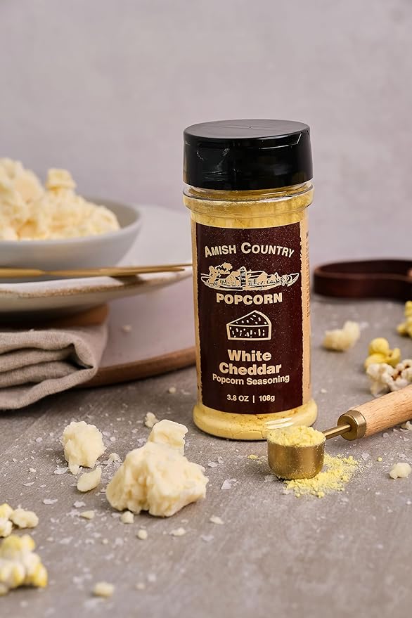 Amish Country Popcorn | Seasoning Variety Pack | BallPark Style Buttersalt - 5.5 oz and White