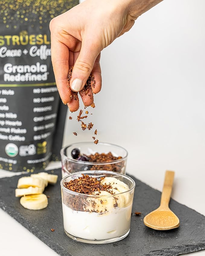Struesli - Organic Cacao + Coffee Granola Redefined | No Added Sweeteners, No Grains | Keto & Paleo