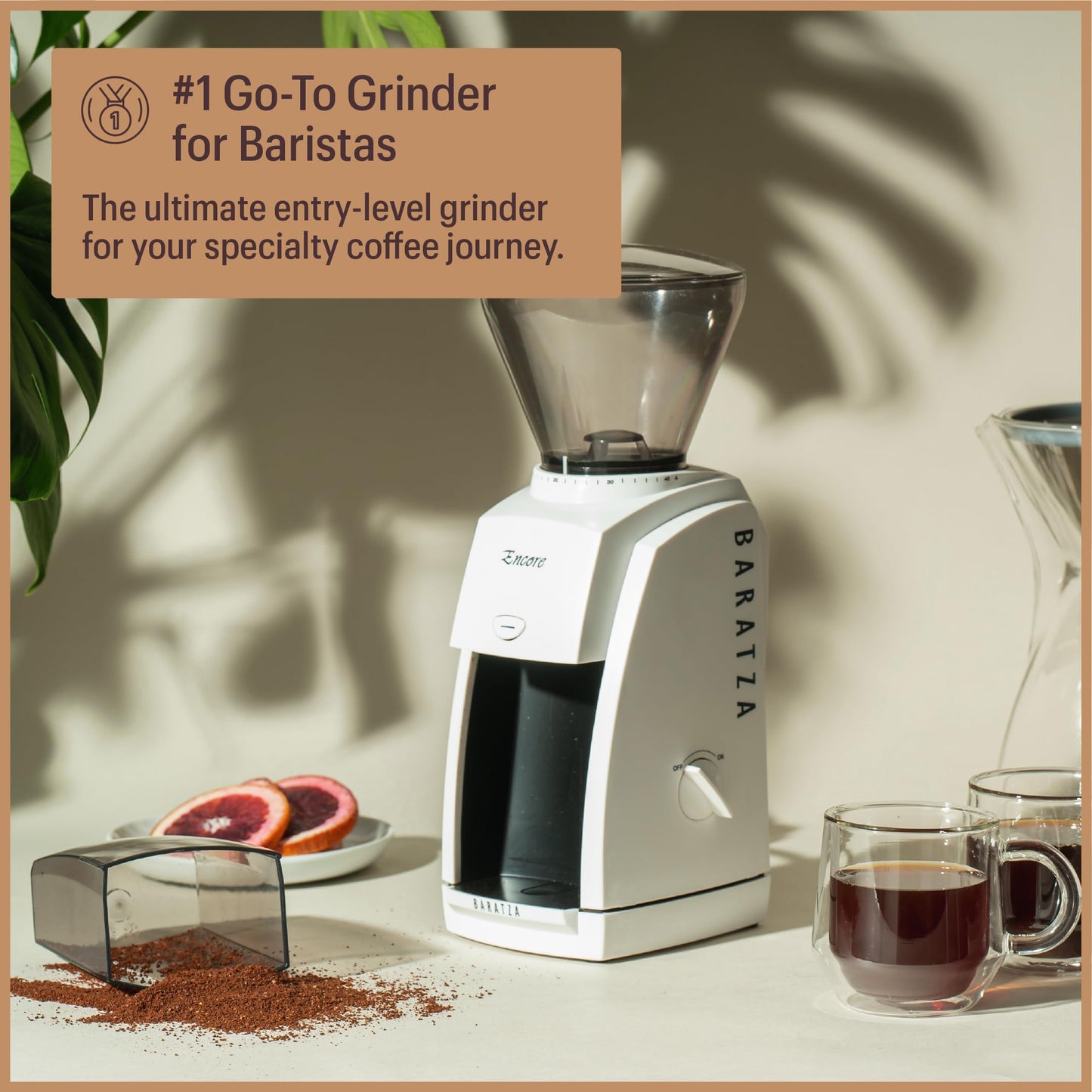 Baratza Encore Coffee Grinder ZCG485BLK, Black