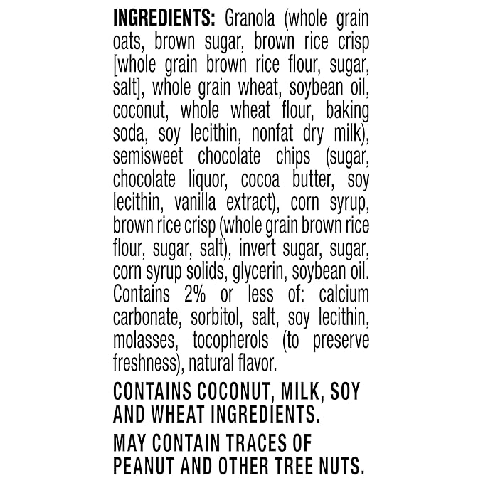 Quaker Chewy Granola Bars, Chocolate Chip, 58 Count - Packaging May Vary