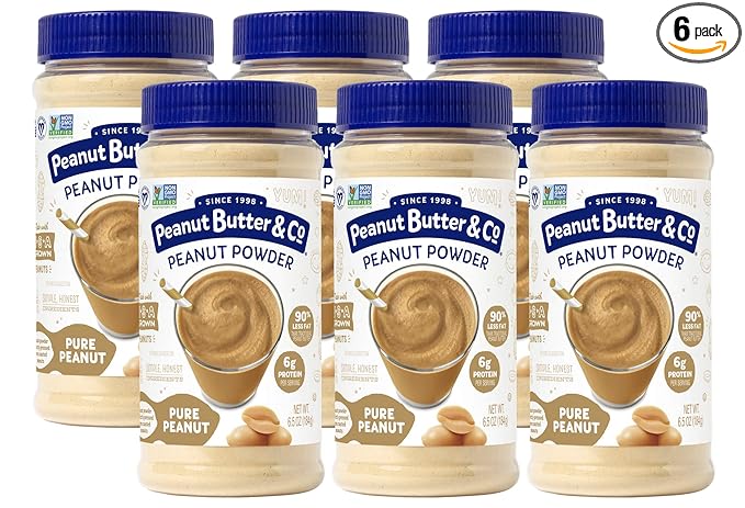Peanut Butter & Co. Pure Peanut Powder, Non-GMO Project Verified, Gluten Free, Vegan, 6.5 Ounce