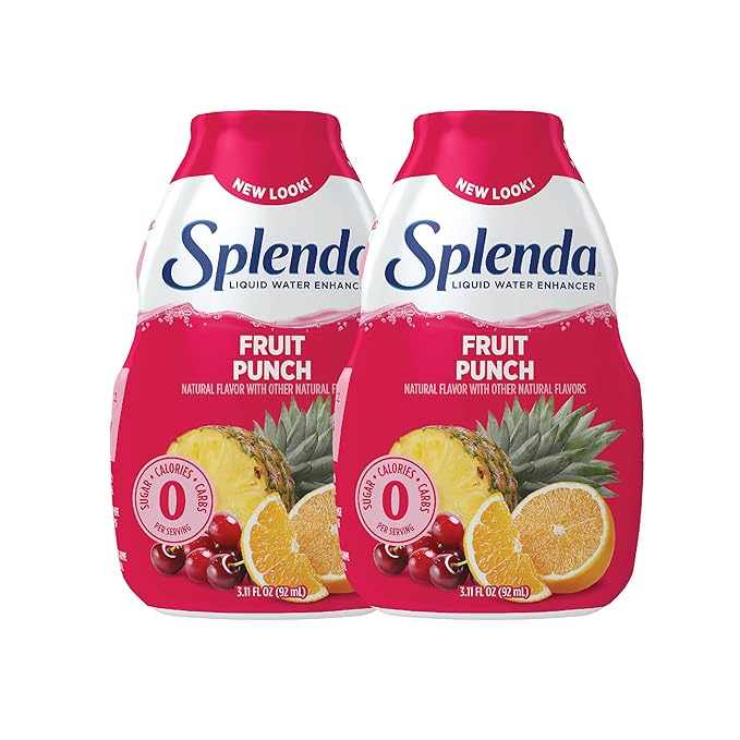 SPLENDA Liquid Water Enhancer Drops, Sugar Free, Zero Calorie, Natural Flavor, Concentrated Drink