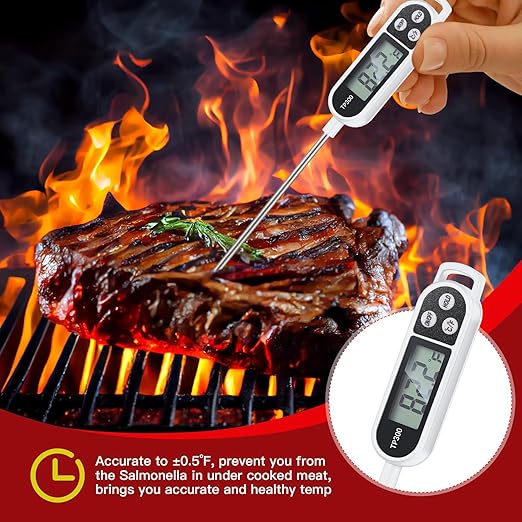Meat Food Thermometer Food with Probe Water Liquid Instant Read Digital Thermometer Kitchen Cooking