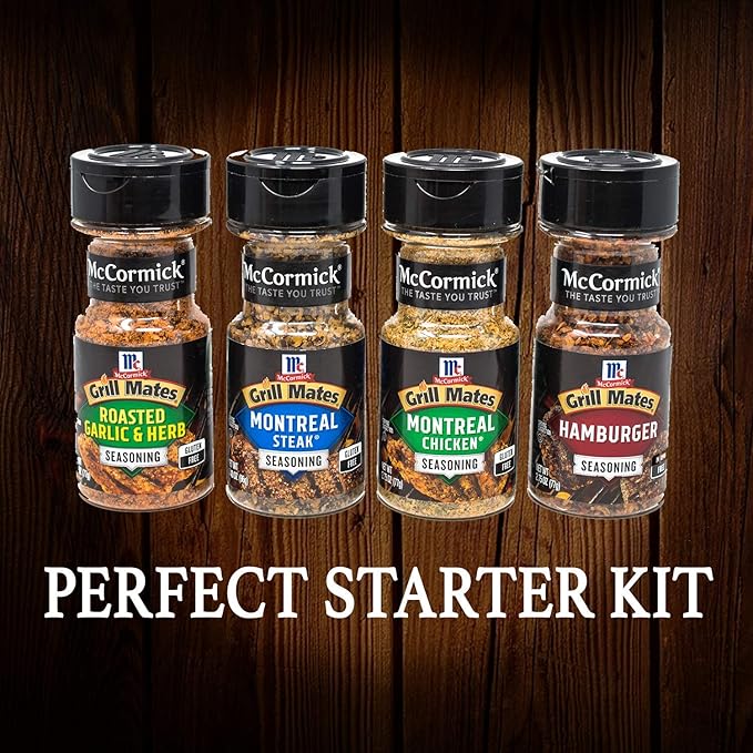 McCormick Grill Mates Spices, Everyday Grilling Variety Pack (Montreal Steak, Montreal Chicken