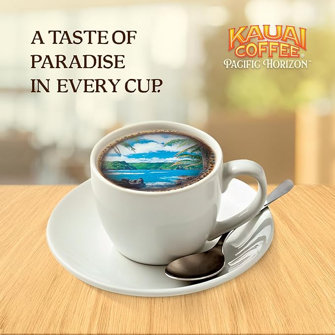 Kauai Hawaiian Ground Coffee, Vanilla Macadamia Nut Flavor - Gourmet Arabica Coffee From Hawaii's