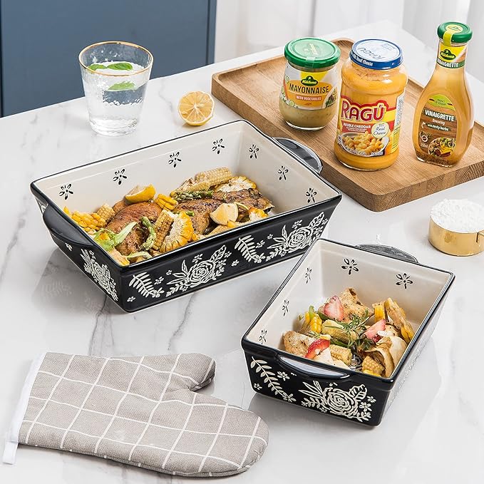 Wisenvoy Casserole Dishes For Oven Baking Dish Ceramic Casserole Dish Lasagna Pan Baking Dishes For