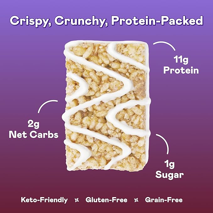 MAGIC SPOON Treats - High Protein, Low Carb, Keto Friendly, Low Sugar, Gluten Free, Crispy Protein