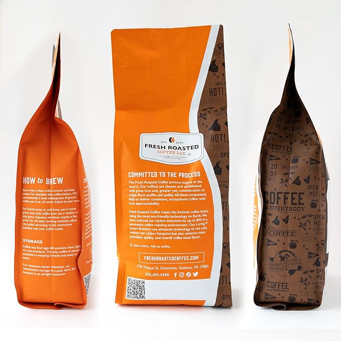 Fresh Roasted Coffee,100% Dark Sumatra Mandheling | 2 lb (32 oz) | Single Origin | Dark Roast |