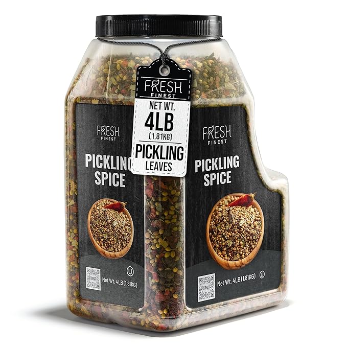 Fresh Finest Bulk Pickling Spice ??4 LB (64 oz) Pickling Spice Mix for Canning ??Premium Mixed