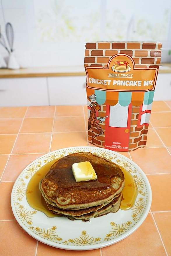 Tricky Cricky Cricket Protein Pancake & Waffle Mix ??USA Handmade Edible Cricket Flour Breakfast