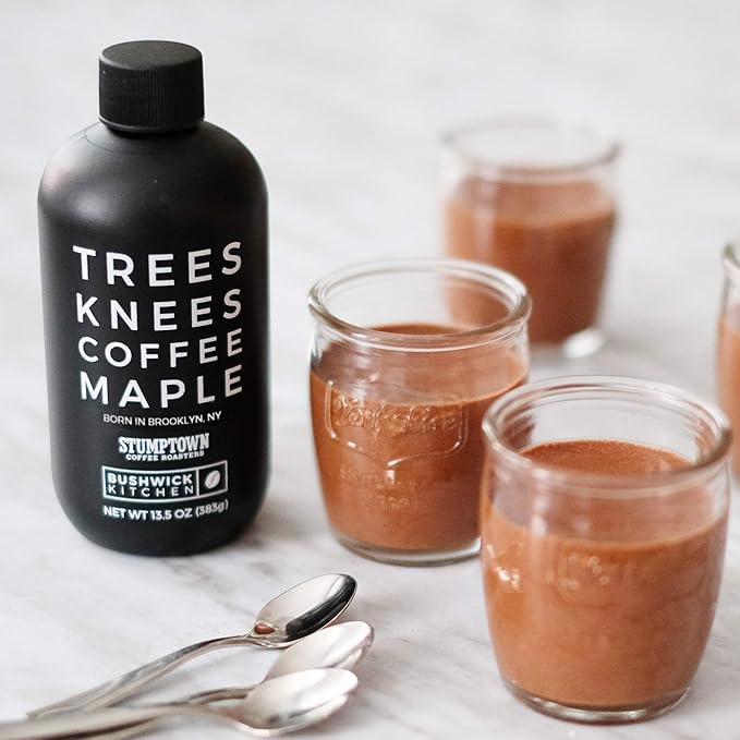 Trees Knees Coffee Maple Syrup, Grade-A Organic Maple Syrup with a Bold Buzz from Coffee, Vegan