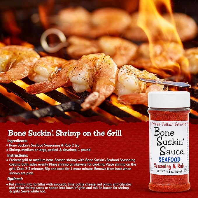Bone Suckin' Sauce Seasoning and Rub-Variety, Original, Steak, Seafood and Chicken, Great for