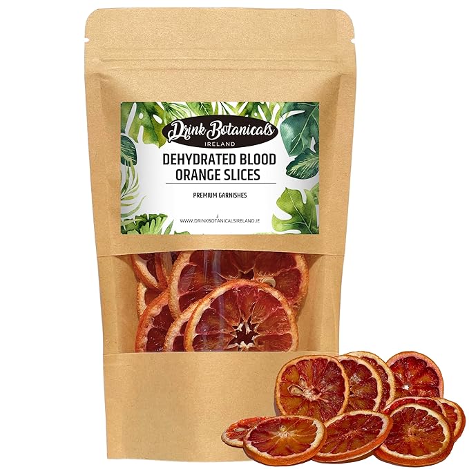 Dehydrated Dried Blood Orange Slices Wheels | 17+ Slices | 100% Natural | Sugar Free, Gluten Free |