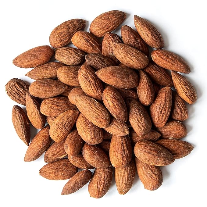 Food to Live Organic Dry Roasted Almonds, 12 Ounces – Non-GMO, Unsalted, Vegan, Keto, Paleo