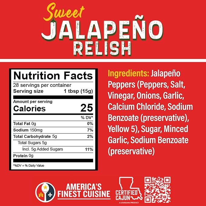 Jalapeño Variety Pack - Candied Jalapeño Slices 14 oz (2) + Sweet Jalapeño Relish 15 oz (2)