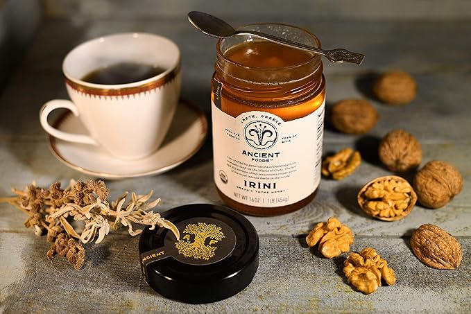 Thyme Honey by Ancient Foods - Organic Honey Raw Unfiltered Authentic Greek Honey from Greece |