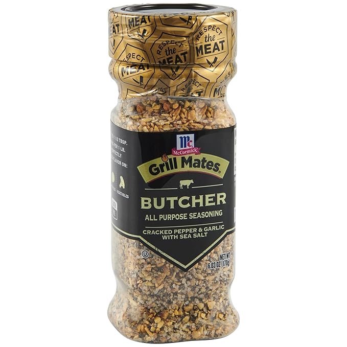 McCormick Grill Mates Cracked Pepper & Garlic Grilling Seasoning, 6.03 oz
