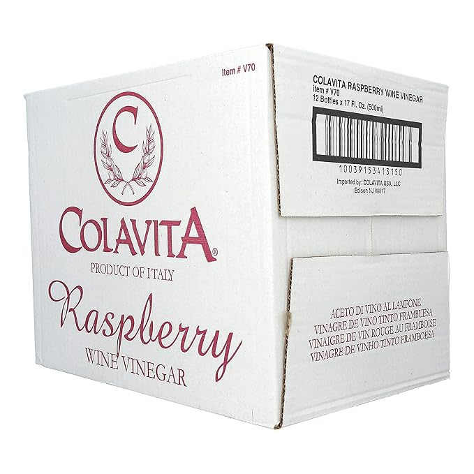 Colavita Wine Vinegar - Raspberry Red Wine Vinegar, 17 Fl Oz