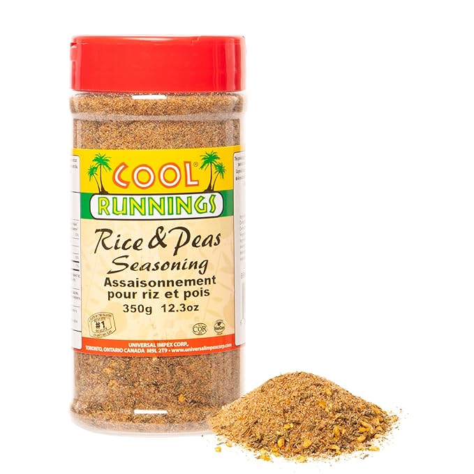 Cool Runnings Rice & Peas Seasoning, 350g - Traditional Jamaican Spice Blend for Authentic Rice and