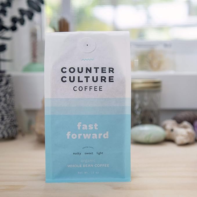 Counter Culture Coffee Fast Forward - Light Roast, Organic, Sustainably Farmed, Kosher, Whole Bean