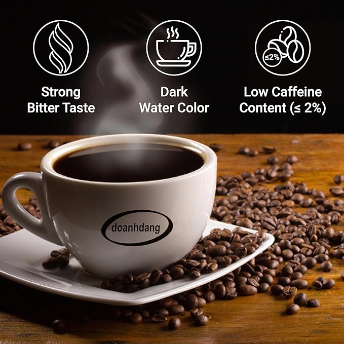 doanhdang - 17 Oz Premium Culi Ground Bean Coffee, 100% Culi Peaberry Medium Roast, Rich Flavor for