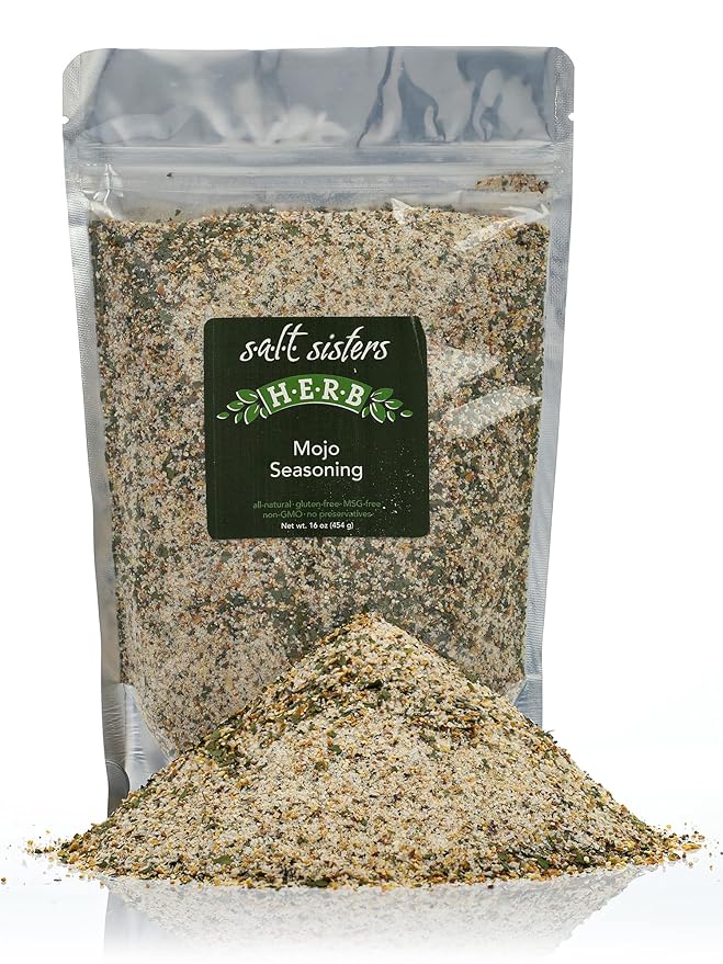 s.a.l.t. sisters Mojo Seasoning | All-Natural, Gluten Free, MSG Free, Non-GMO | Dried Citrus, Herbs