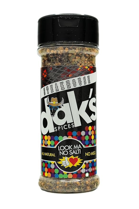 DAK's Spices Steakhouse Seasoning Blend For Meats | 100% Salt & Sugar Free | Premium & Healthy