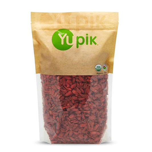 Yupik Organic Dried Goji Berries, 2.2 lb, Gluten-Free, Non-GMO, Vegan, Dried Fruits, Wolfberries