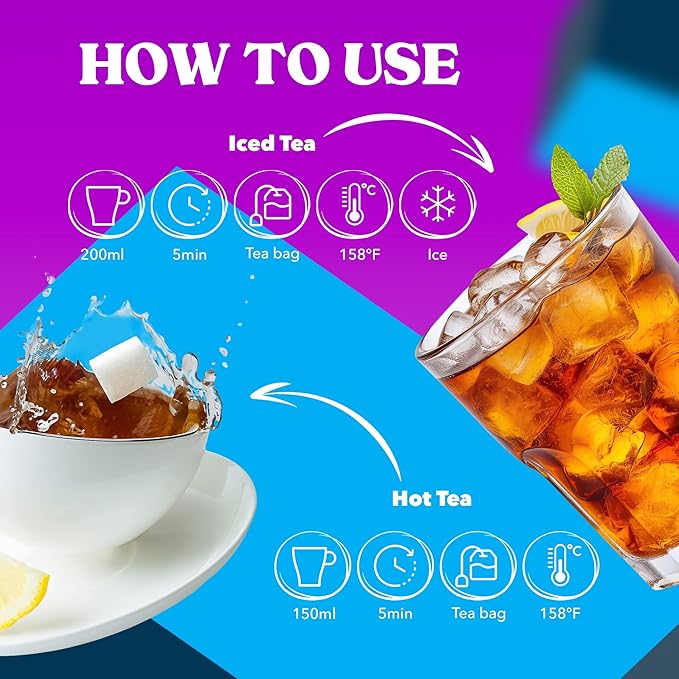 LOVARE Assorted Tea Pyramid Bags 45 Pack - Made in Ukraine - 9 Tastes of Tea Sampler Pyramids
