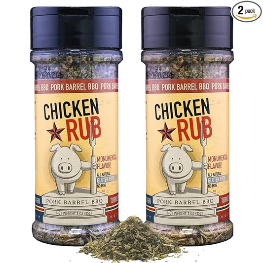 Pork Barrel BBQ Chicken Spice Rub | All-Purpose Seasoning and Spice Rub |Grilling Essentials
