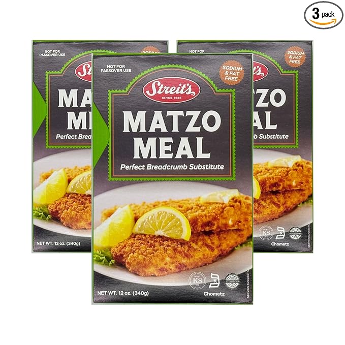 Streit's Matzo Meal - Perfect Breadcrumb Substitute, Sodium Free, Fat Free, Non-GMO, Vegan